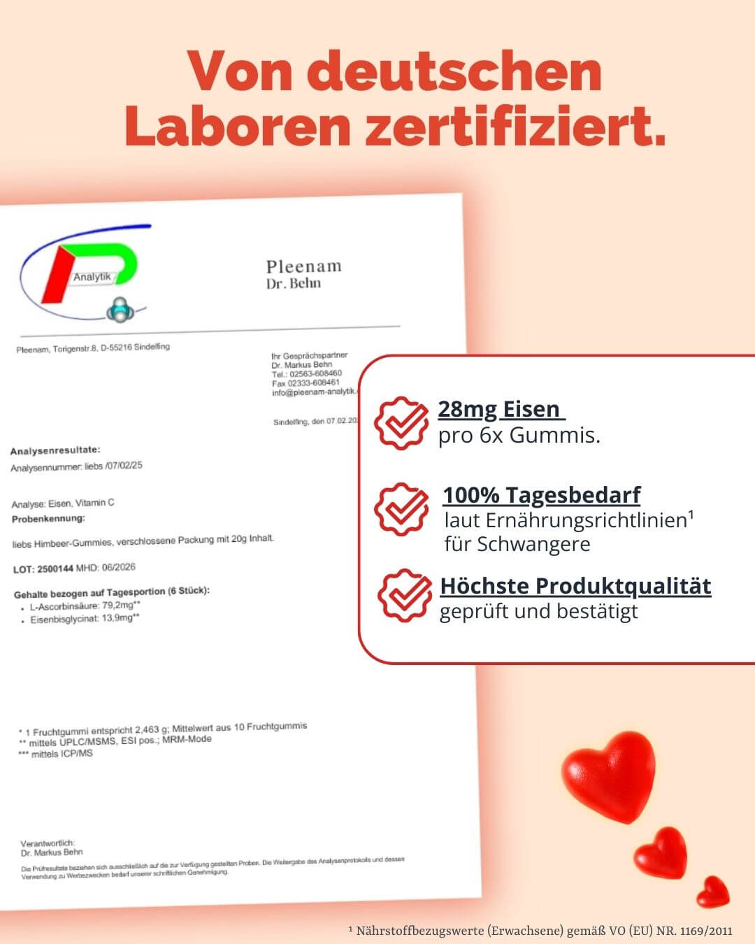 Himbeer-Gummies - für Schwangere