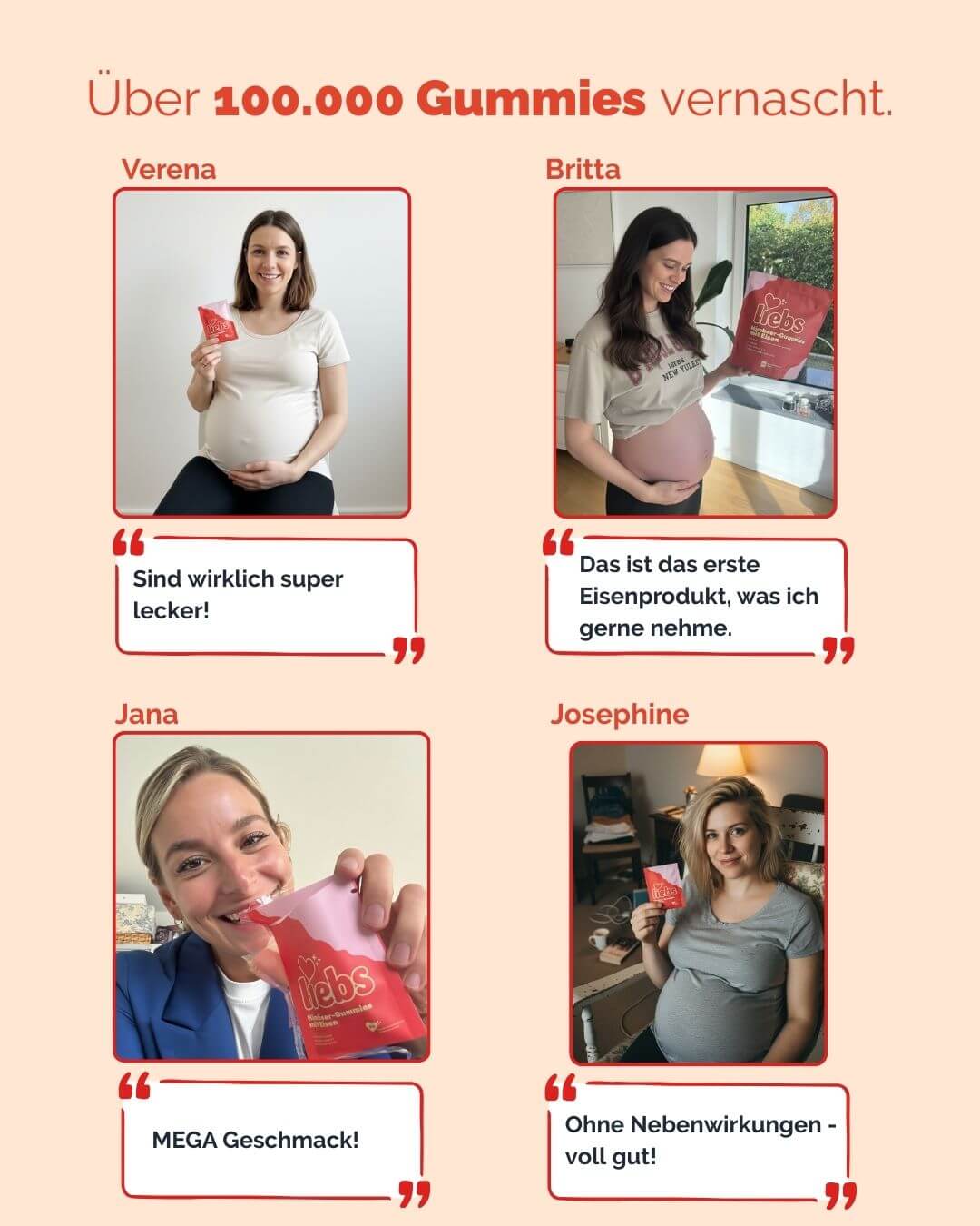 Himbeer-Gummies - für Schwangere