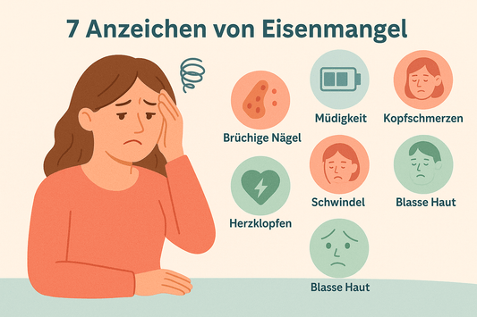 7 Anzeichen von Eisenmangel